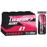 Lucozade Alert Cherry Blast Energy Drink 500ml £1 PMP (Case of 12)  Adomoo